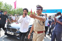 NTR at Cyberabad Traffic Police Annual Conference